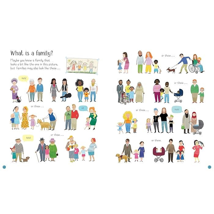 Usborne All About Families (My First Book) Hardcover