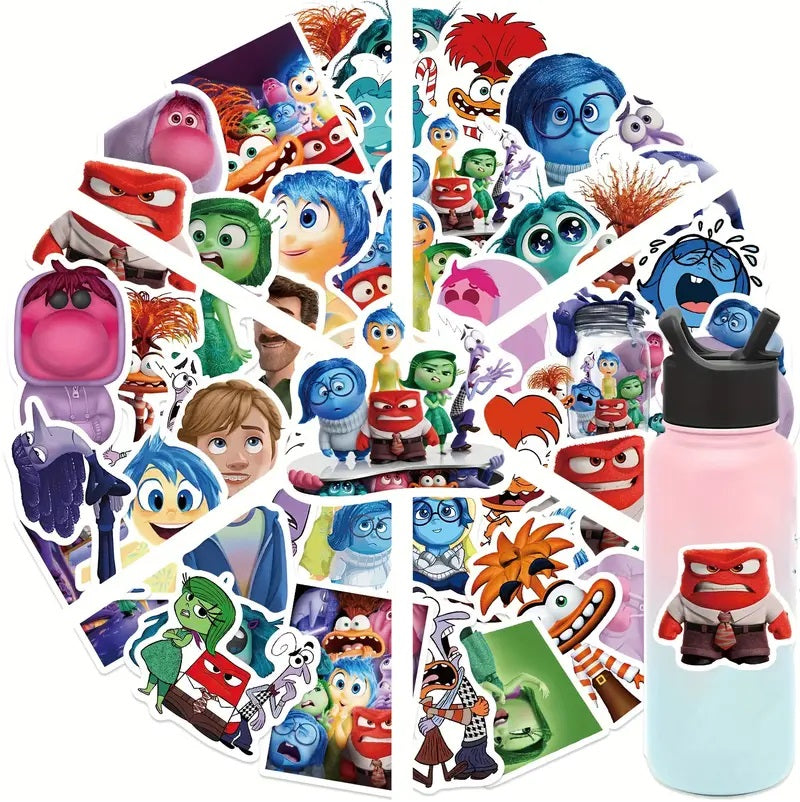 Inside Out stickers - 50 pcs
