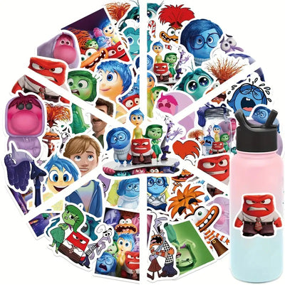 Inside Out stickers - 50 pcs