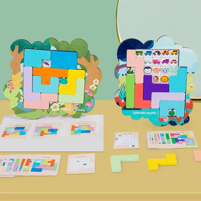 JIGSAW CALENDAR BLOCK PUZZLE