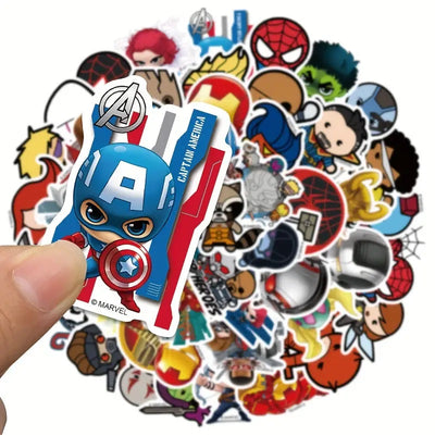 Marvel Theme stickers - 50 pcs