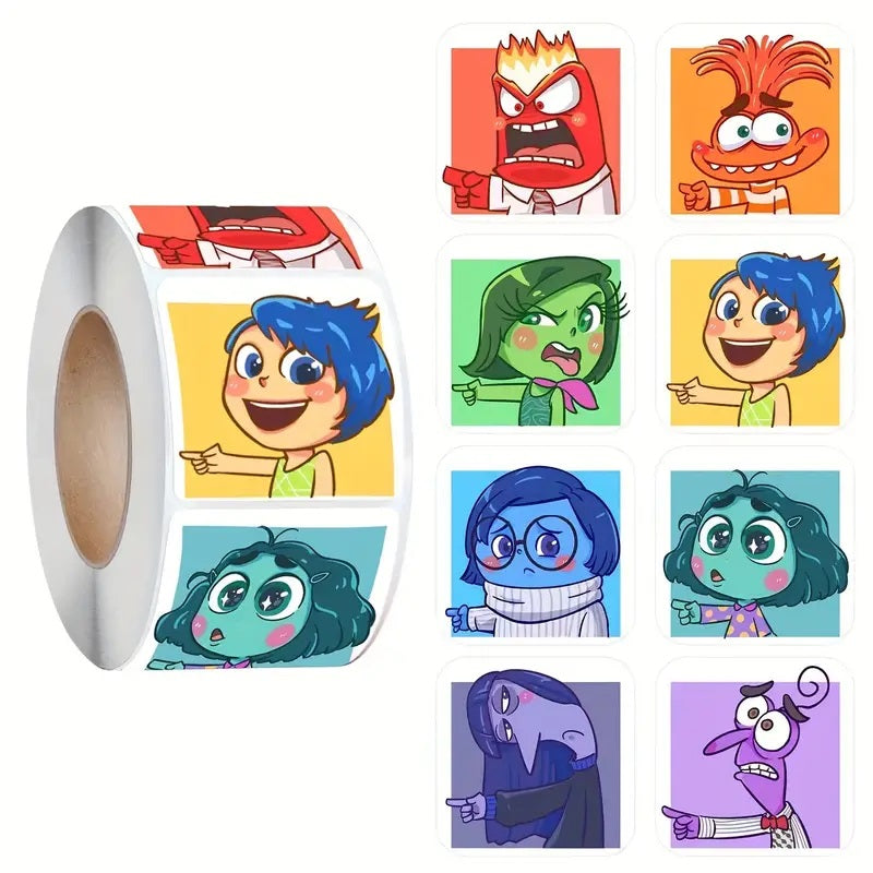 Inside Out sticker roll - 500 pcs