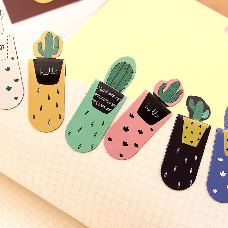 Cactus Magnetic Bookmark