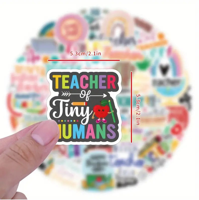 Teacher's theme stickers - 60 Pcs