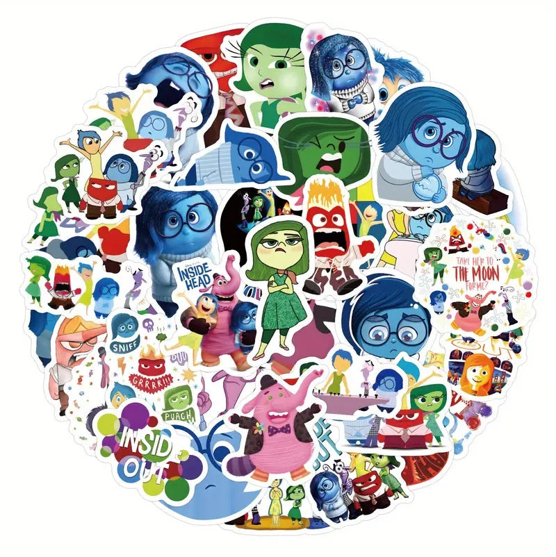Inside Out stickers - 62 pcs
