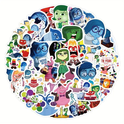 Inside Out stickers - 62 pcs