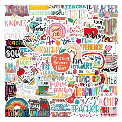 Teacher's theme stickers - 60 Pcs