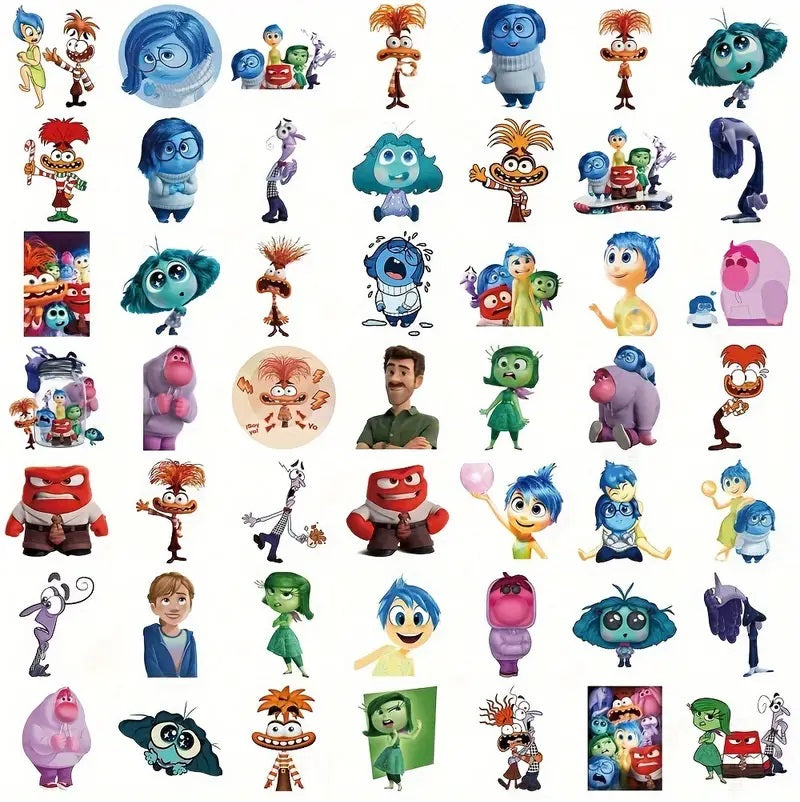 Inside Out stickers - 50 pcs