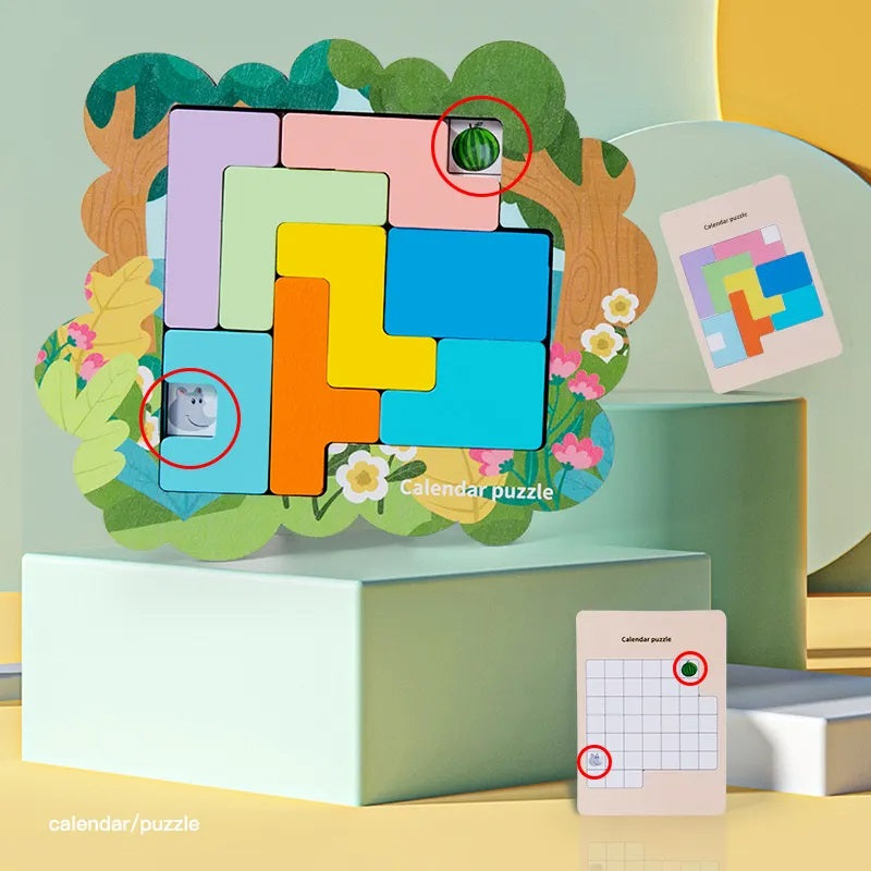 JIGSAW CALENDAR BLOCK PUZZLE