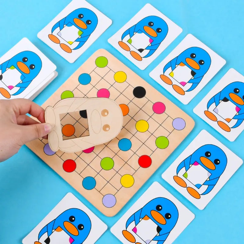PENGUINS LOOK FOR COLOR