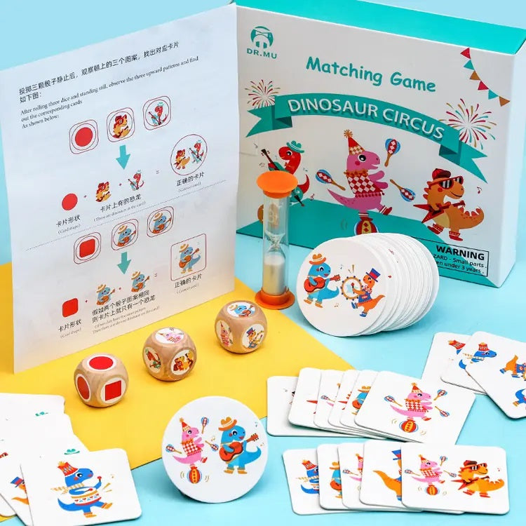 DINOSAUR CIRCUS MATCHING GAME