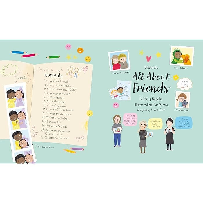 Usborne All About Friends (My First Book) Hardcover