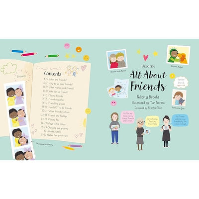 Usborne All About Friends (My First Book) Hardcover