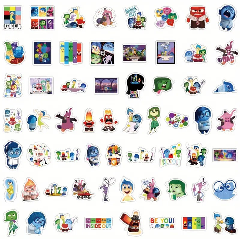 Inside Out stickers - 62 pcs