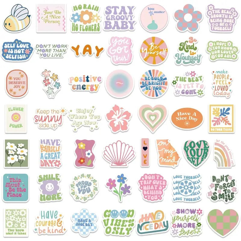 Inspirational Stickers - 100 Pcs