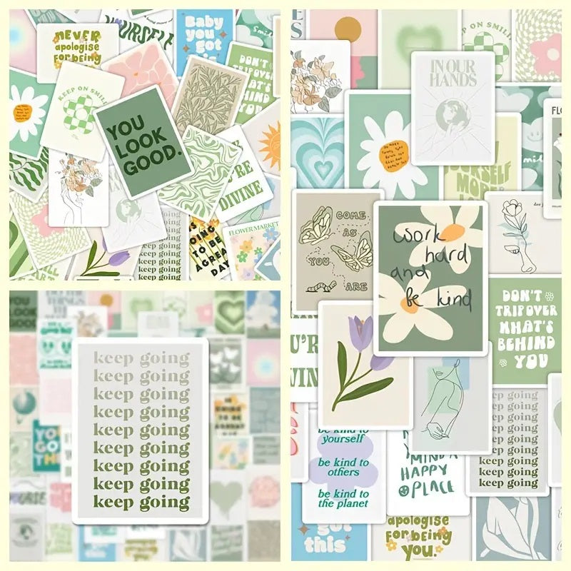 Motivational Stickers - 50 Pcs