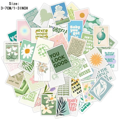 Motivational Stickers - 50 Pcs