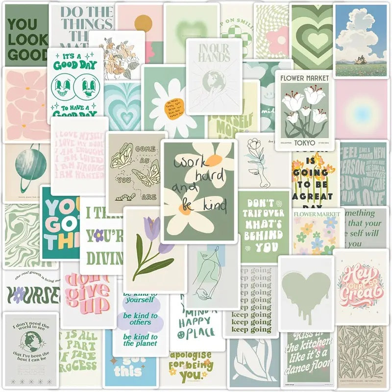 Motivational Stickers - 50 Pcs