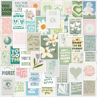 Motivational Stickers - 50 Pcs