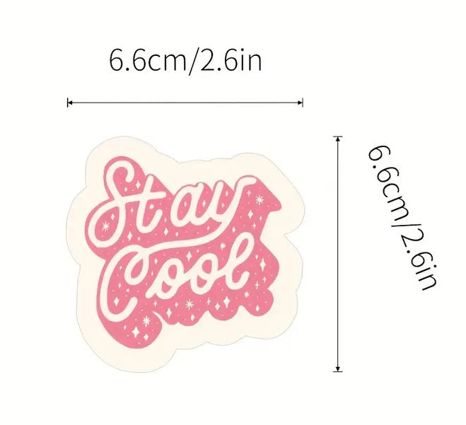 Positive Energy Stickers - 50 Pcs