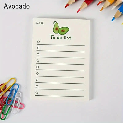 To-Do List Notepad Fruit theme - 50 pages