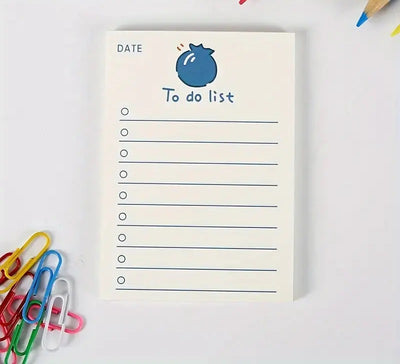 To-Do List Notepad Fruit theme - 50 pages