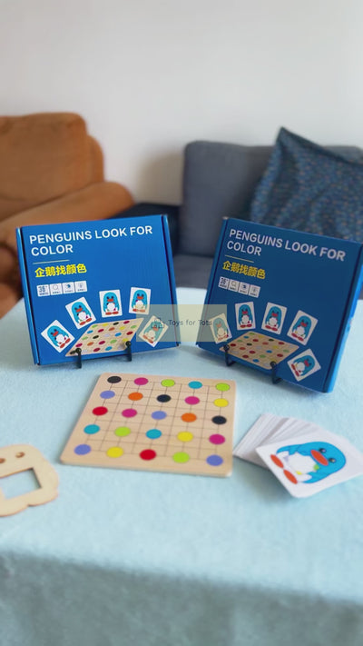PENGUINS LOOK FOR COLOR